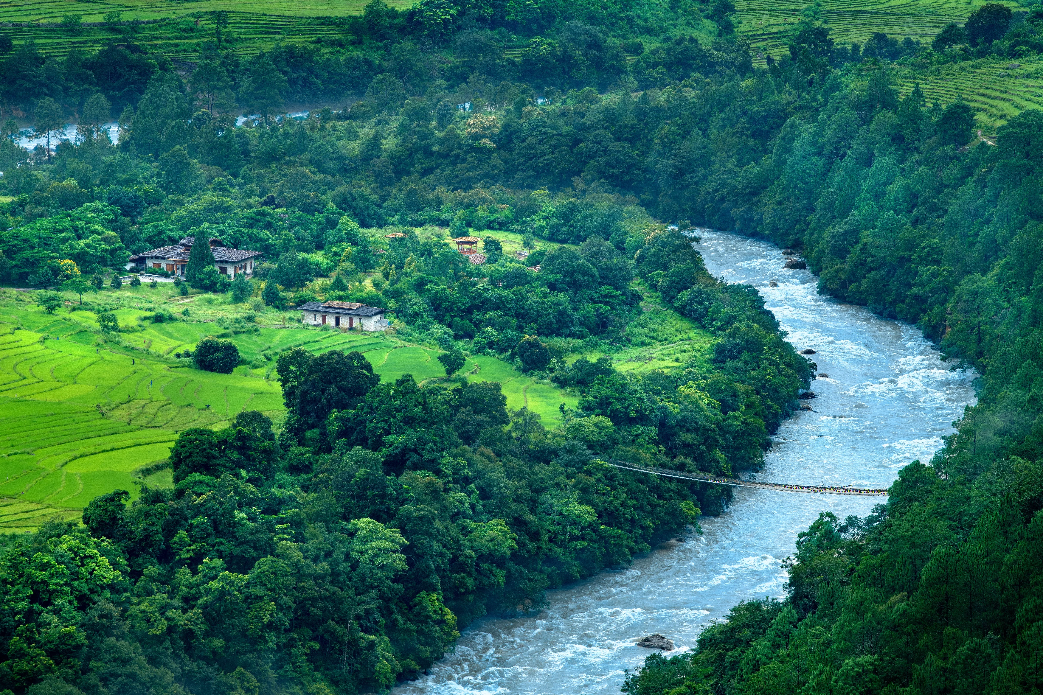 BT - Punakha- River Lodge View from Temple.webp