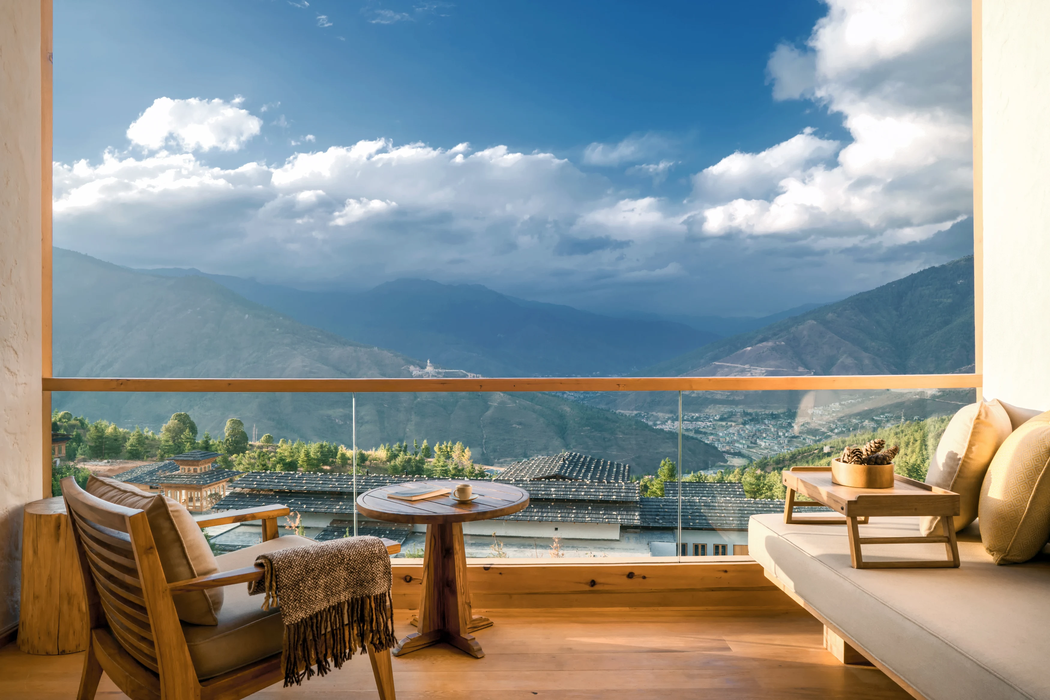 BT - Six Senses Thimpu - Lodge Suite, balcony & view.webp