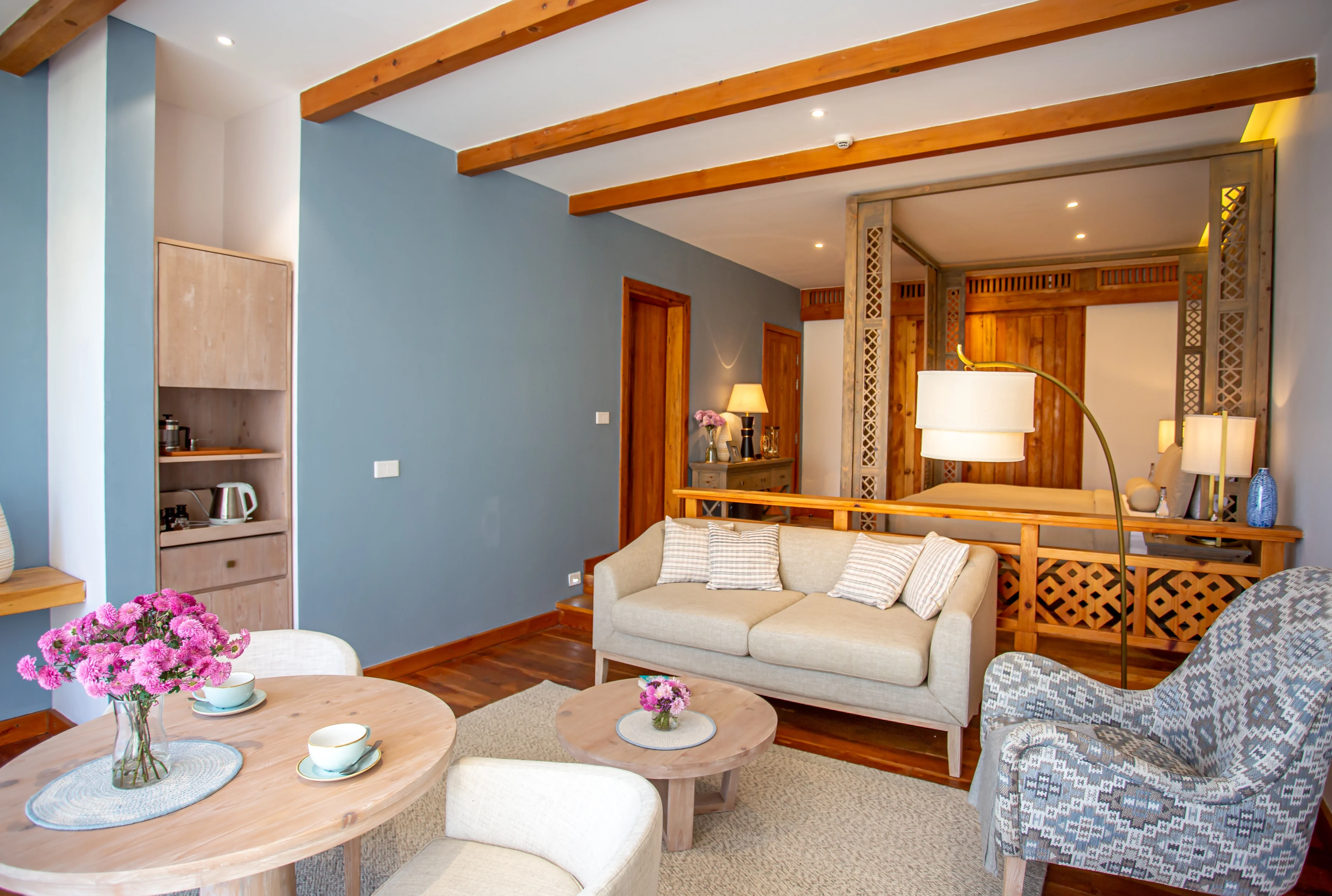 BT - Bhutan Spirit Sanctuary - Rooms - terrace - sitting area.webp