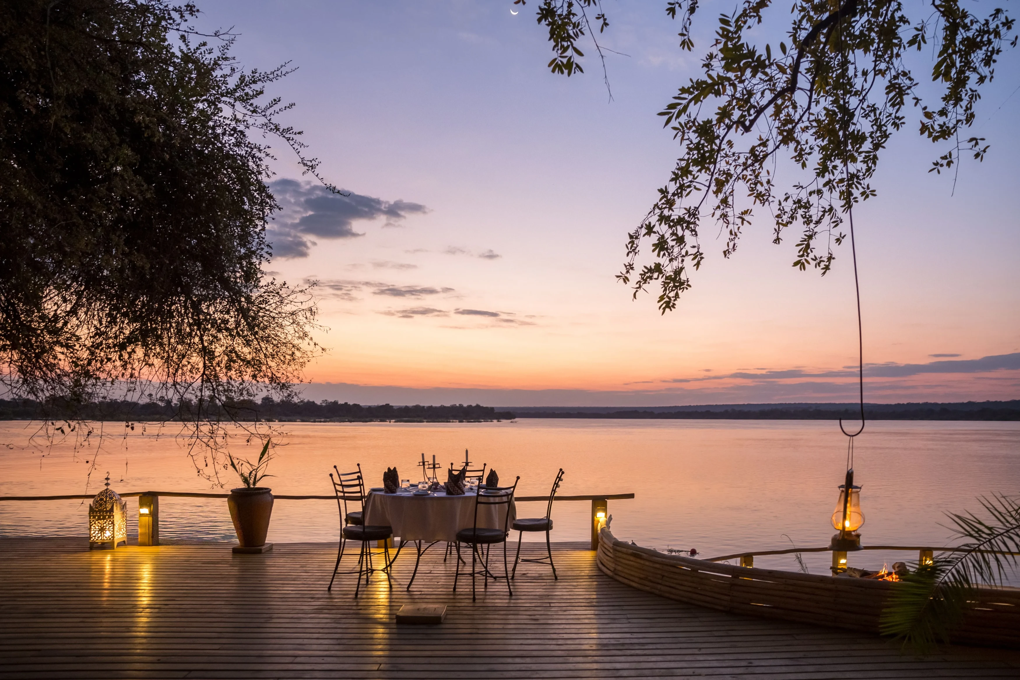 ZM-Tongabezi-diner at sunset.webp