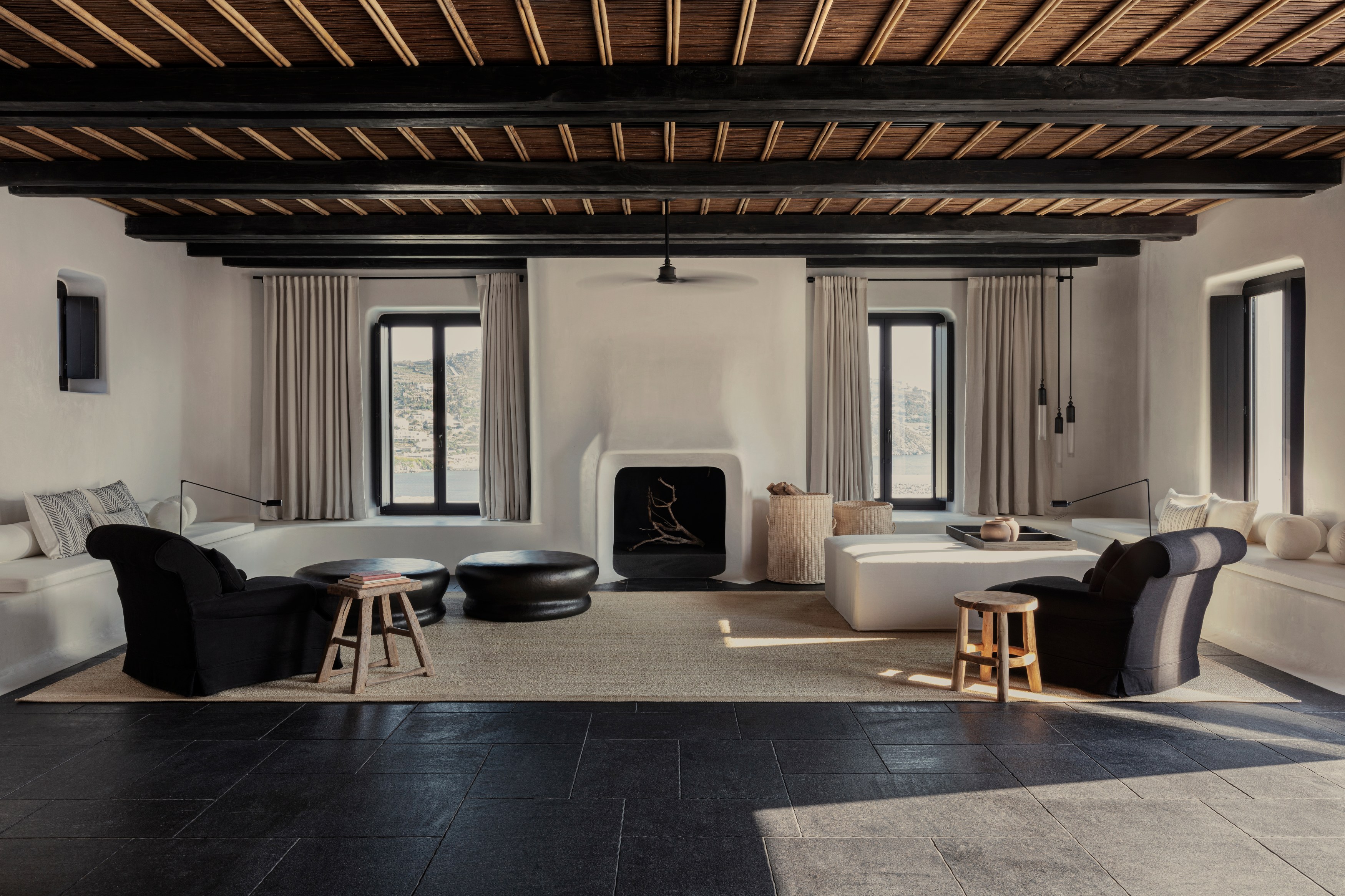 Kalesma Mykonos - Lounge & Fireplace.jpg