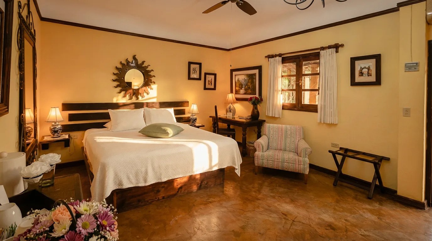 MX - Accommodatie - Posada de las Flores - Kamer.jpg