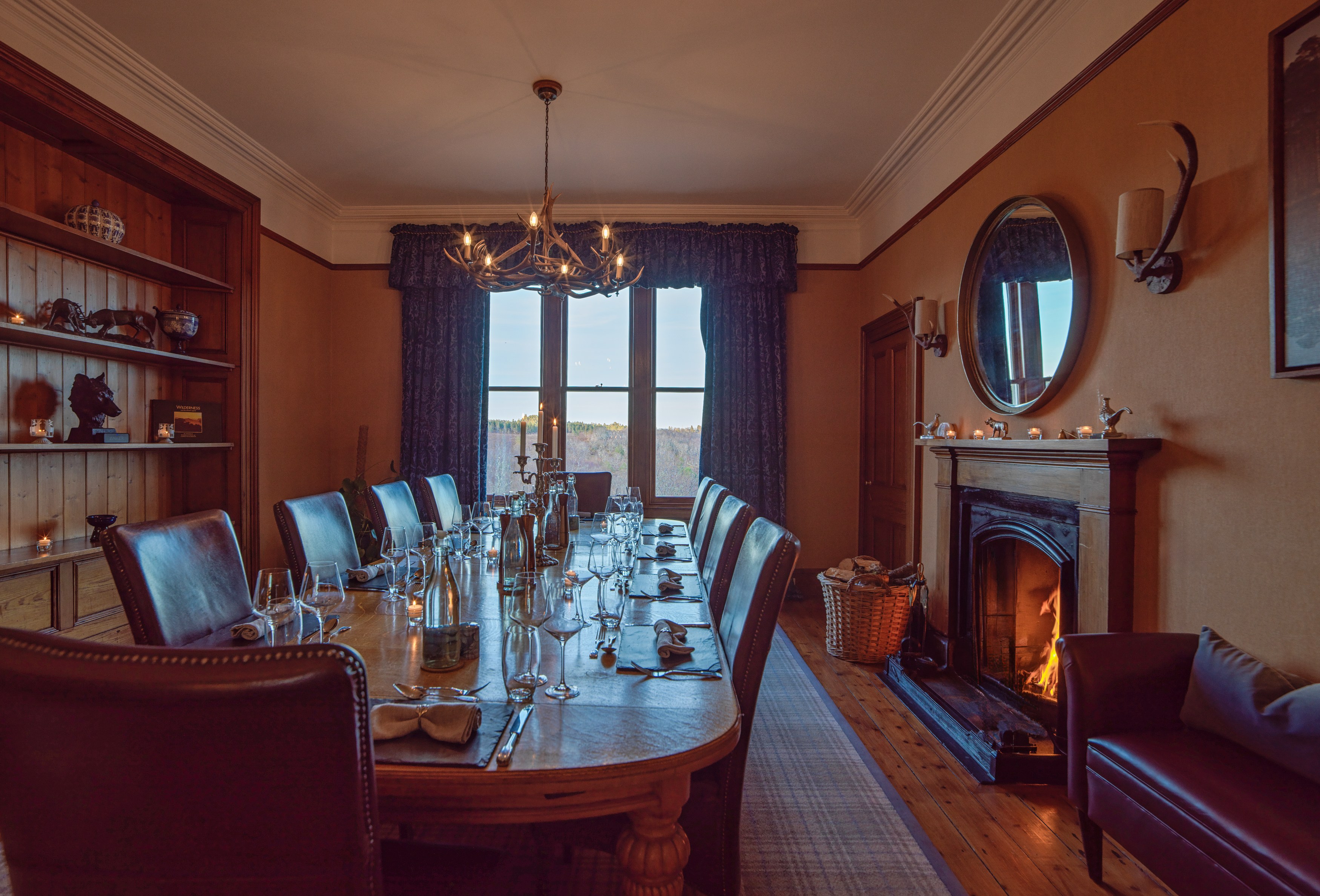 GB - accommodatie - Alladale Wilderness Reserve Alladale Lodge eten en drinken.jpg