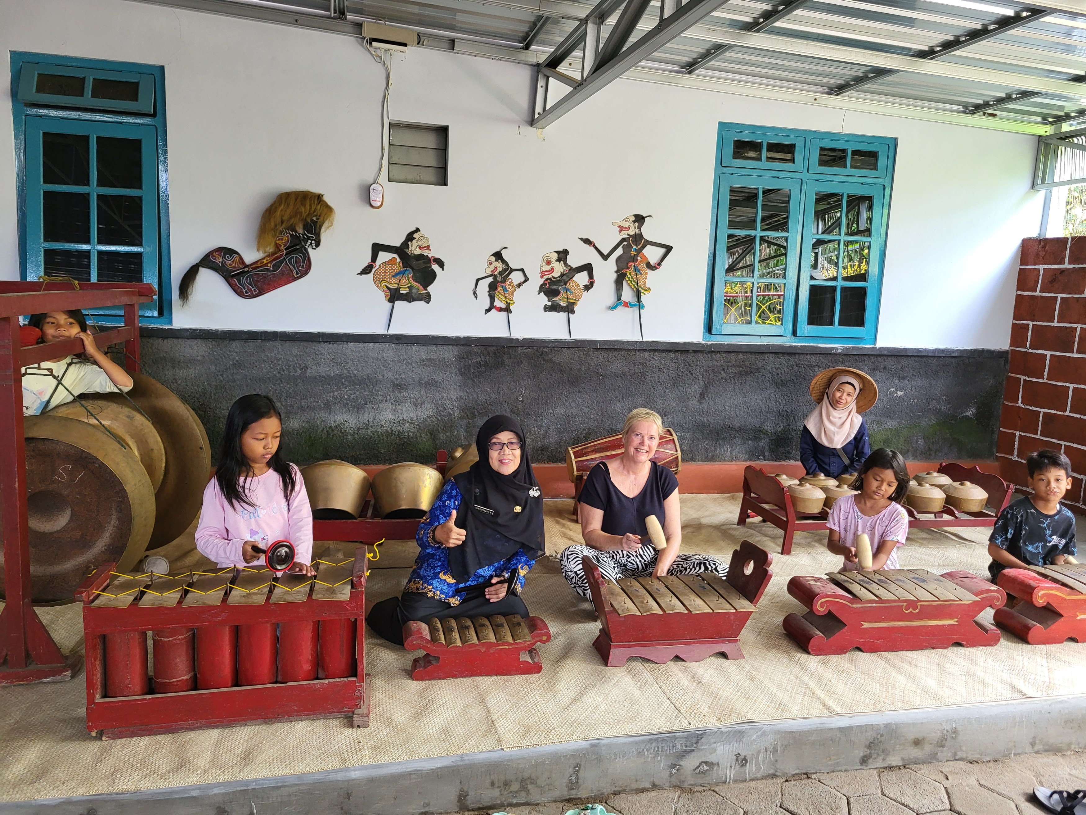 Candi Rejo fietstocht - gamelan.jpg