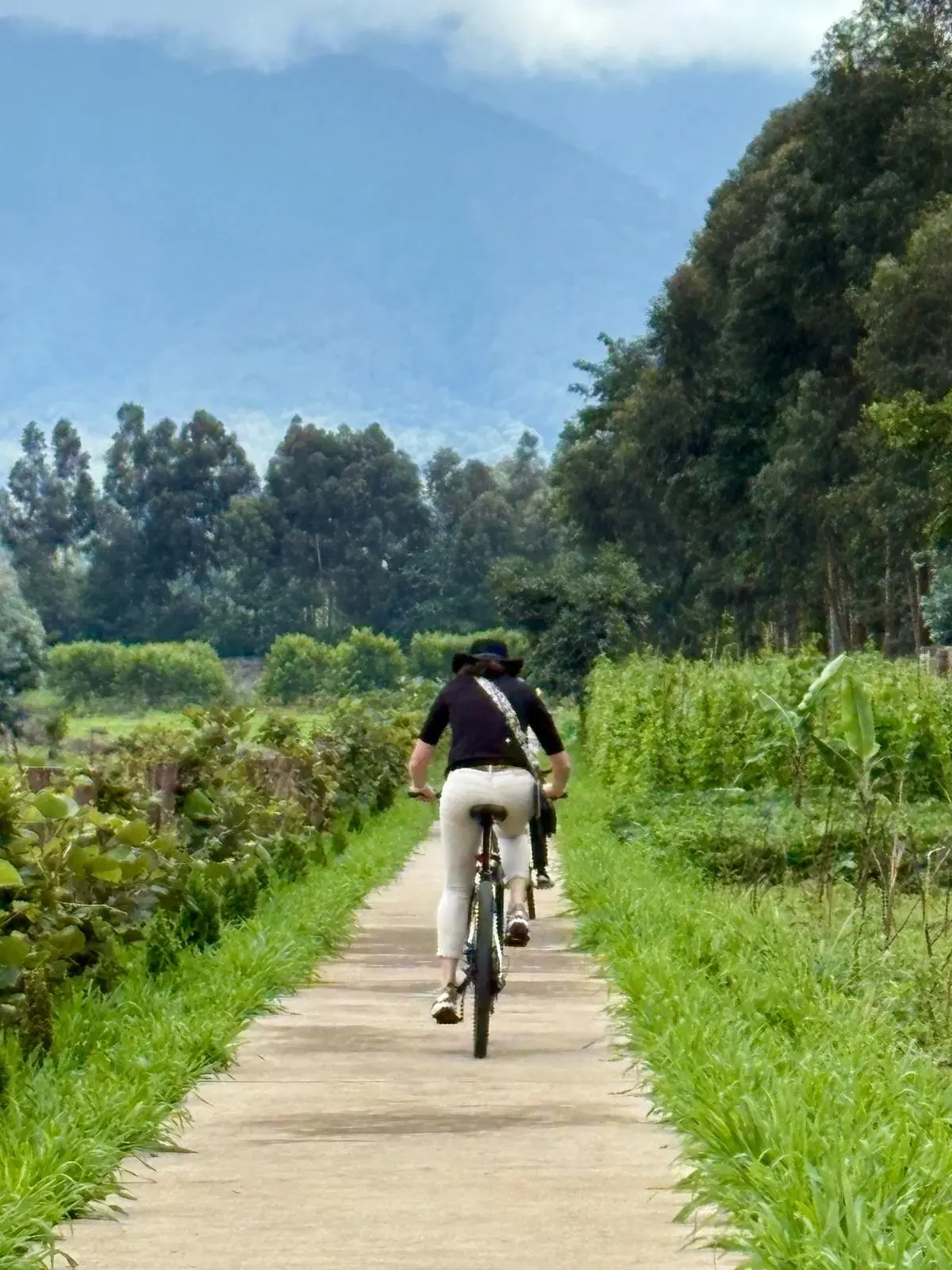 RW - Seraphine on bike at The Farmhouse.webp