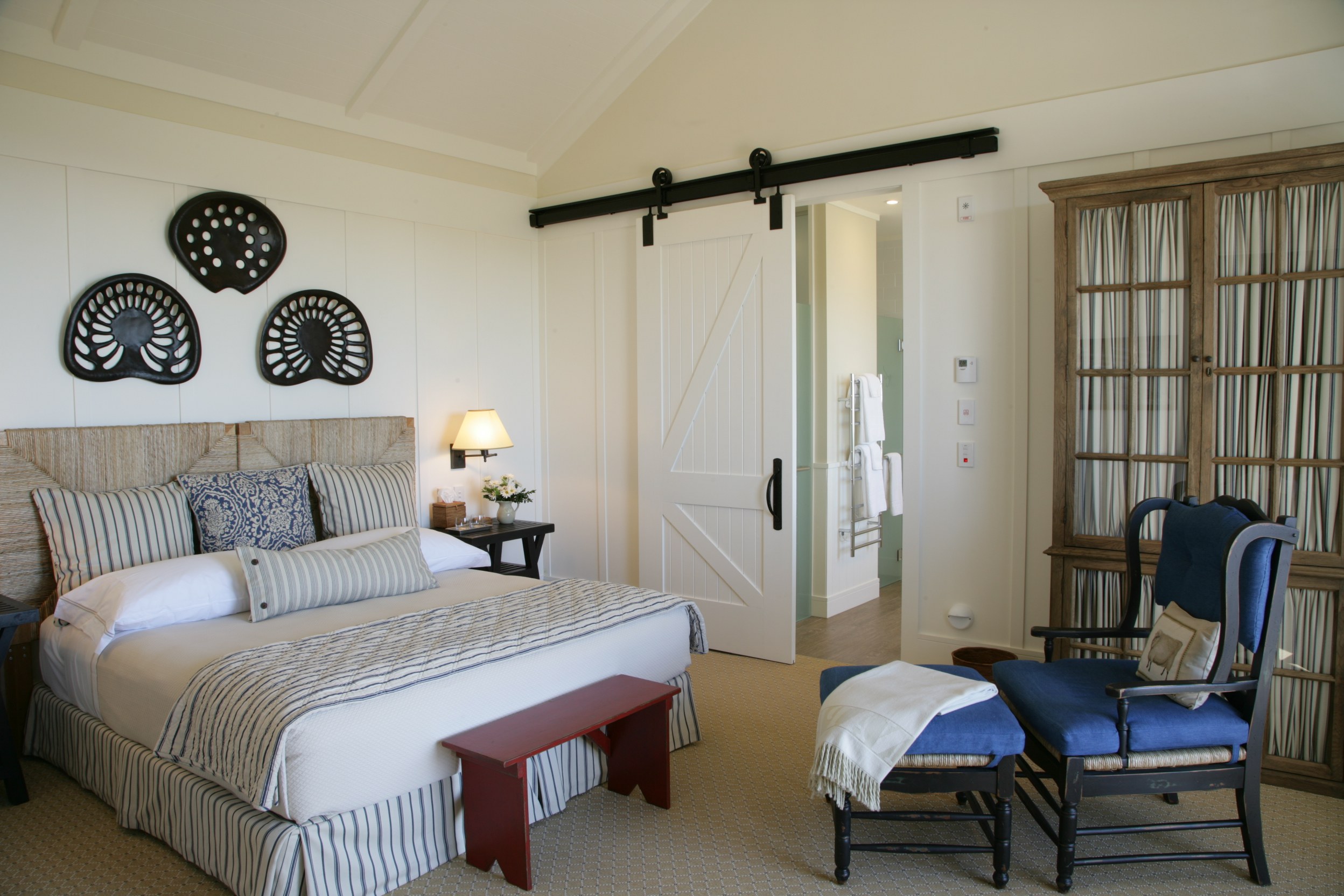 NZ - The Farm at Cape Kidnappers - Hilltop Suite bedroom.jpg