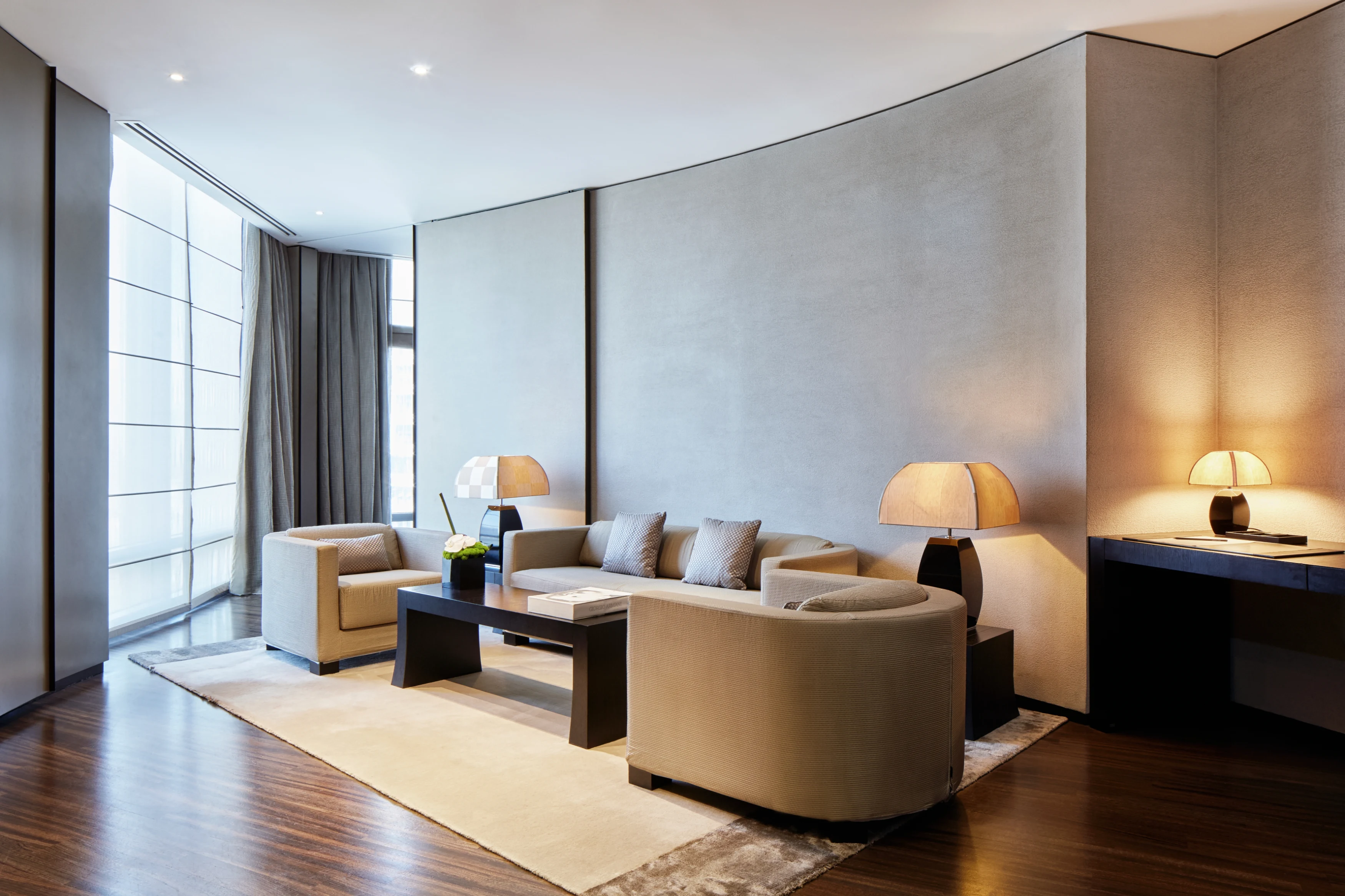 AE - Armani Hotel - Armani executive suite living room.webp