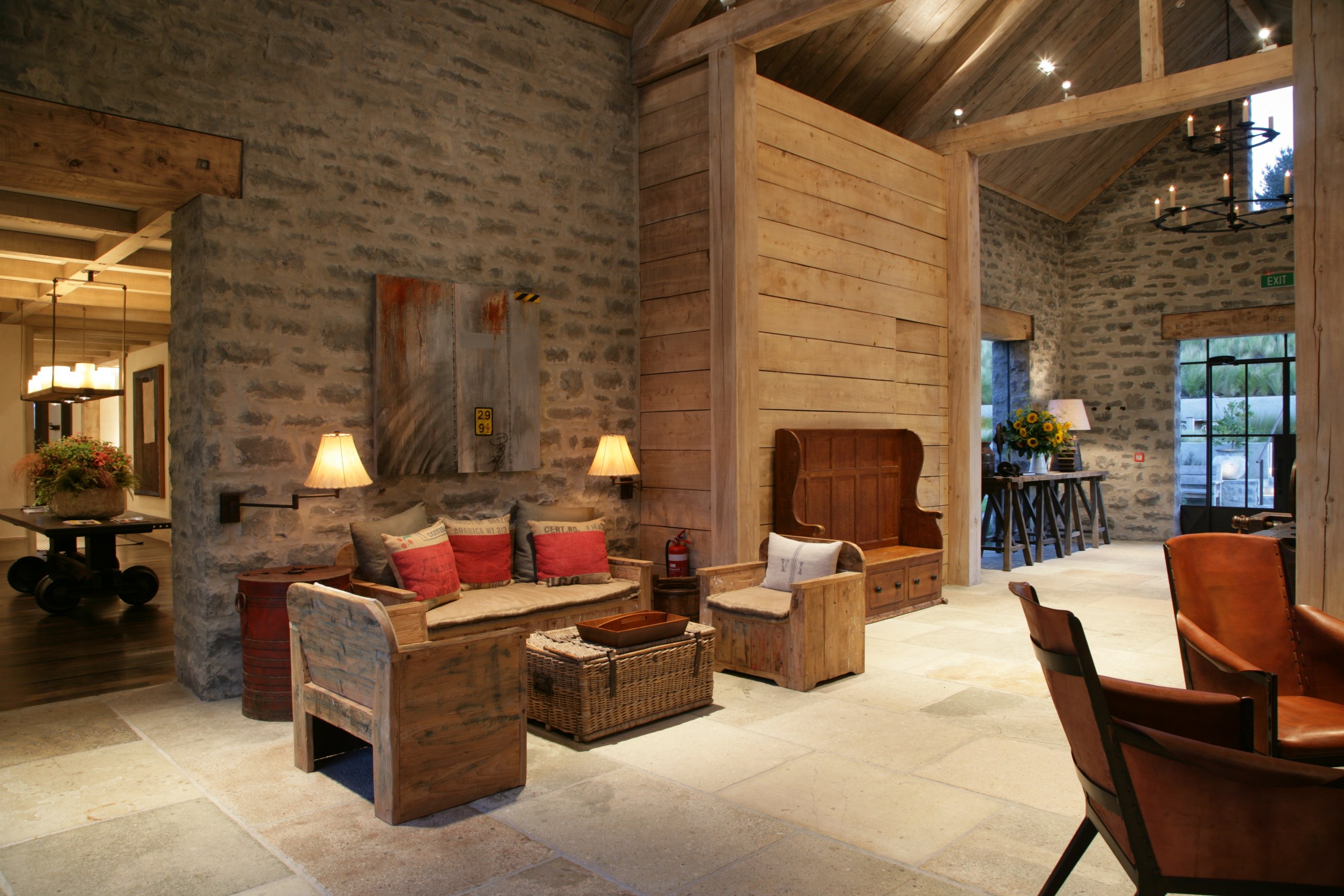 NZ - The Farm at Cape Kidnappers - Reception area.jpg