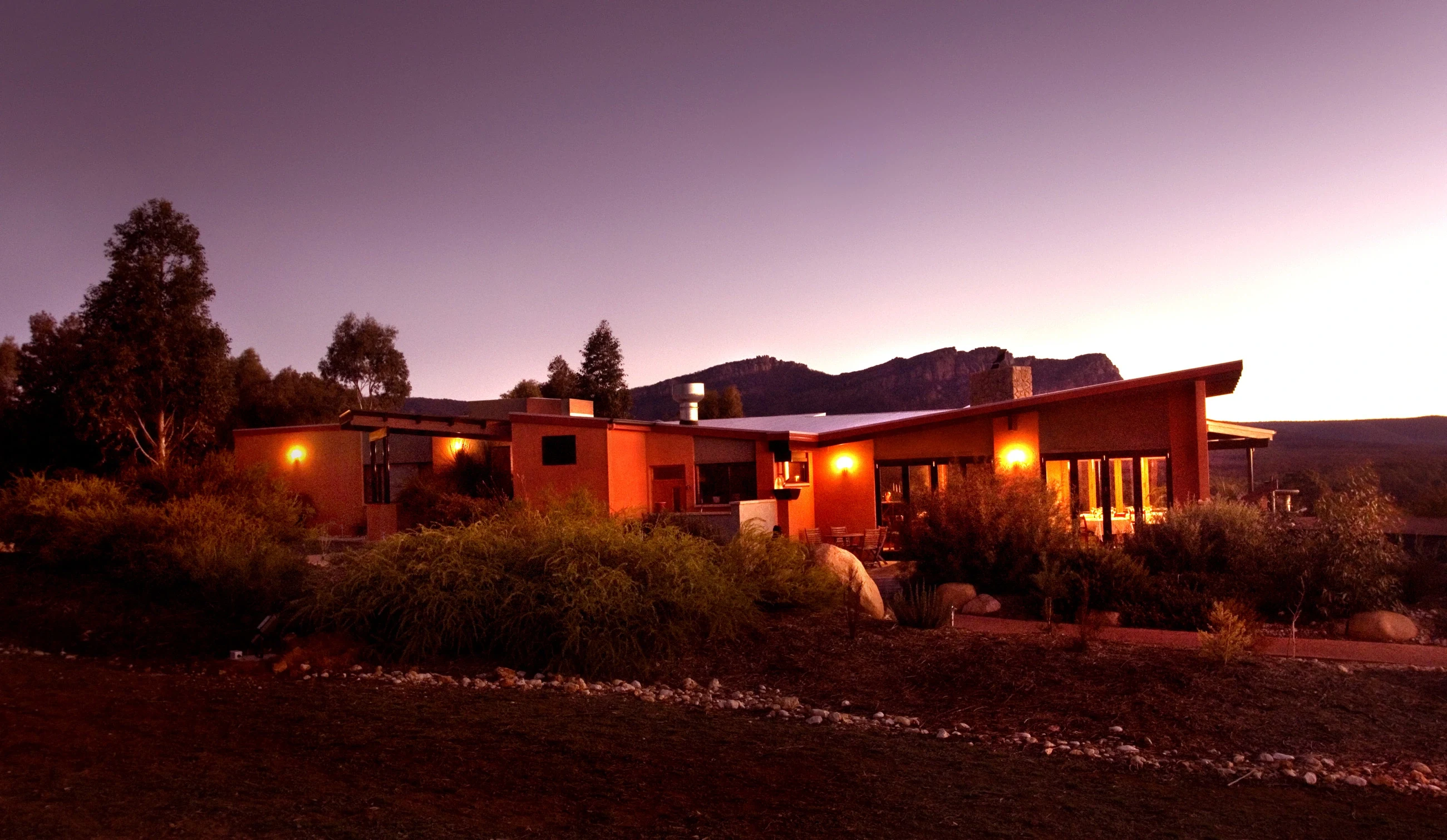 AU - Meringa Springs - Exterior at night.webp