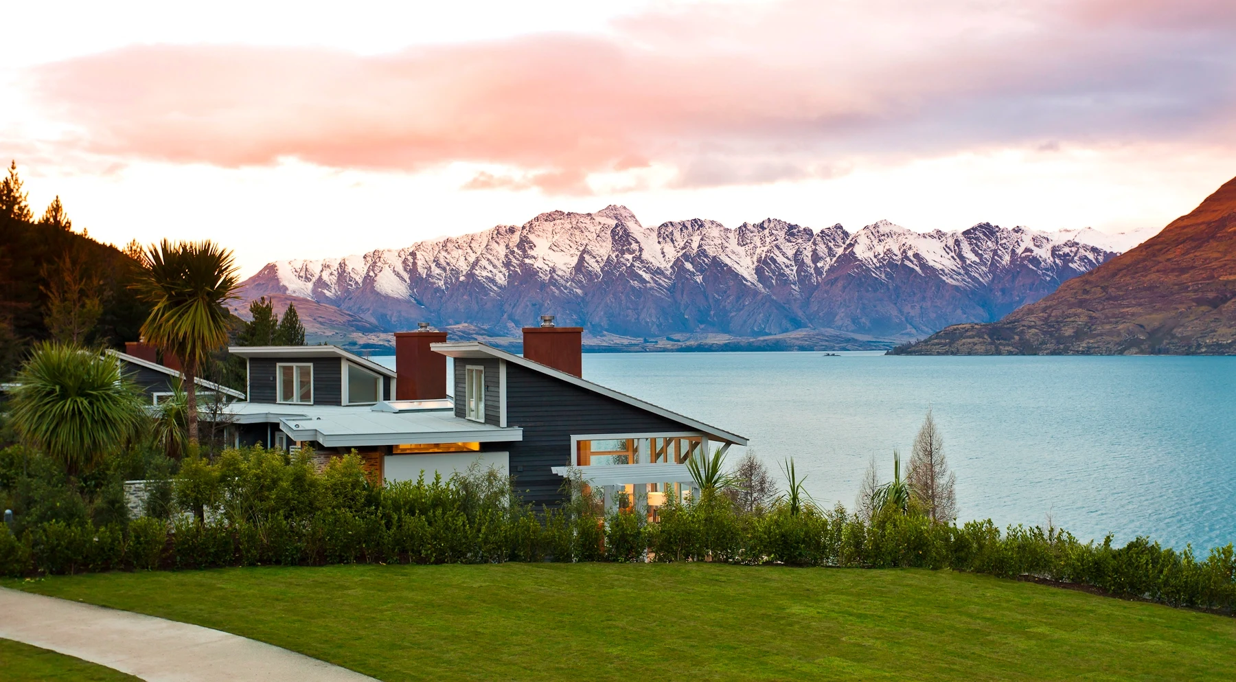 NZ - Matakauri Lodge - Matakauri Exterior View.webp