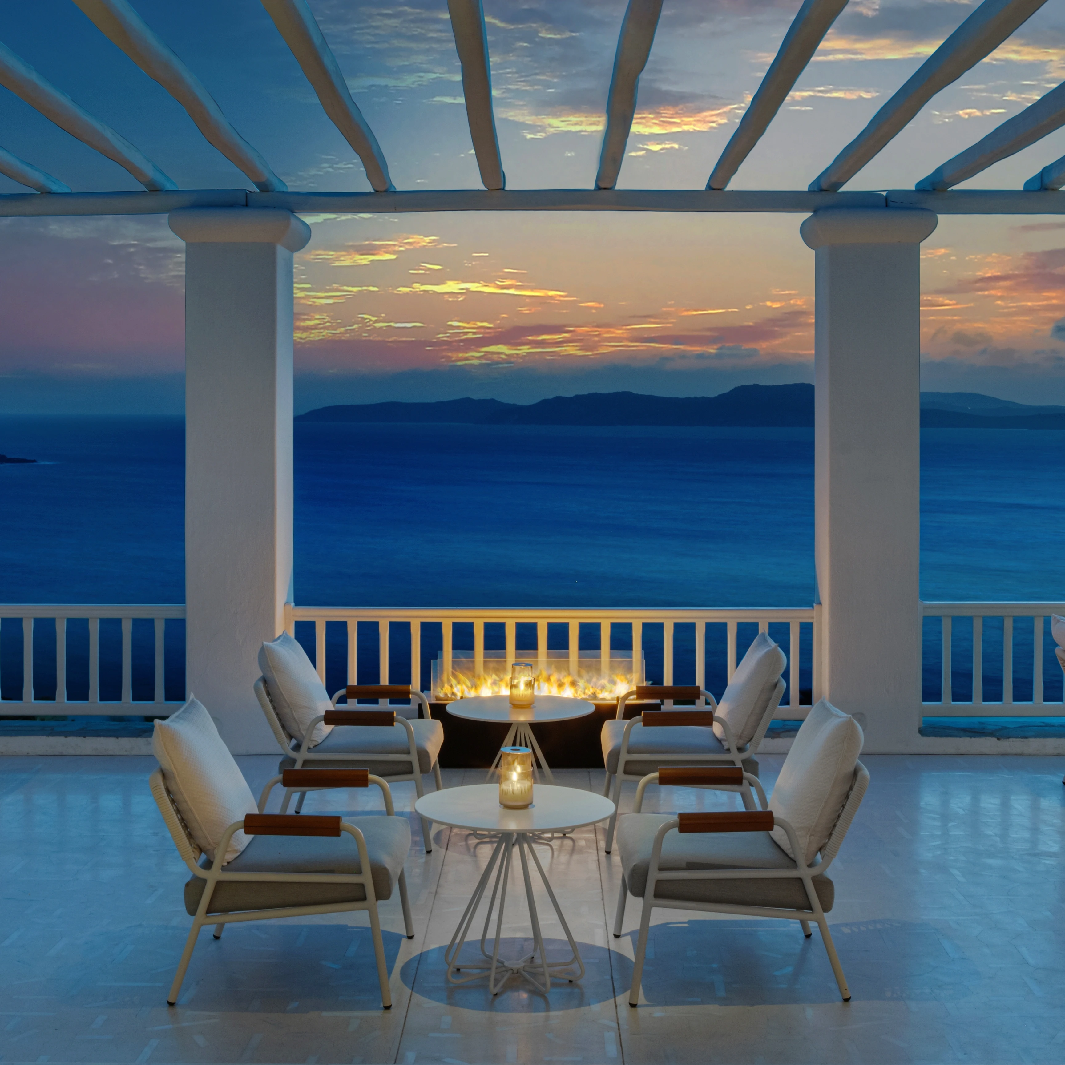 GR - Mykonos Grand - Bar Terrace Sunset.webp