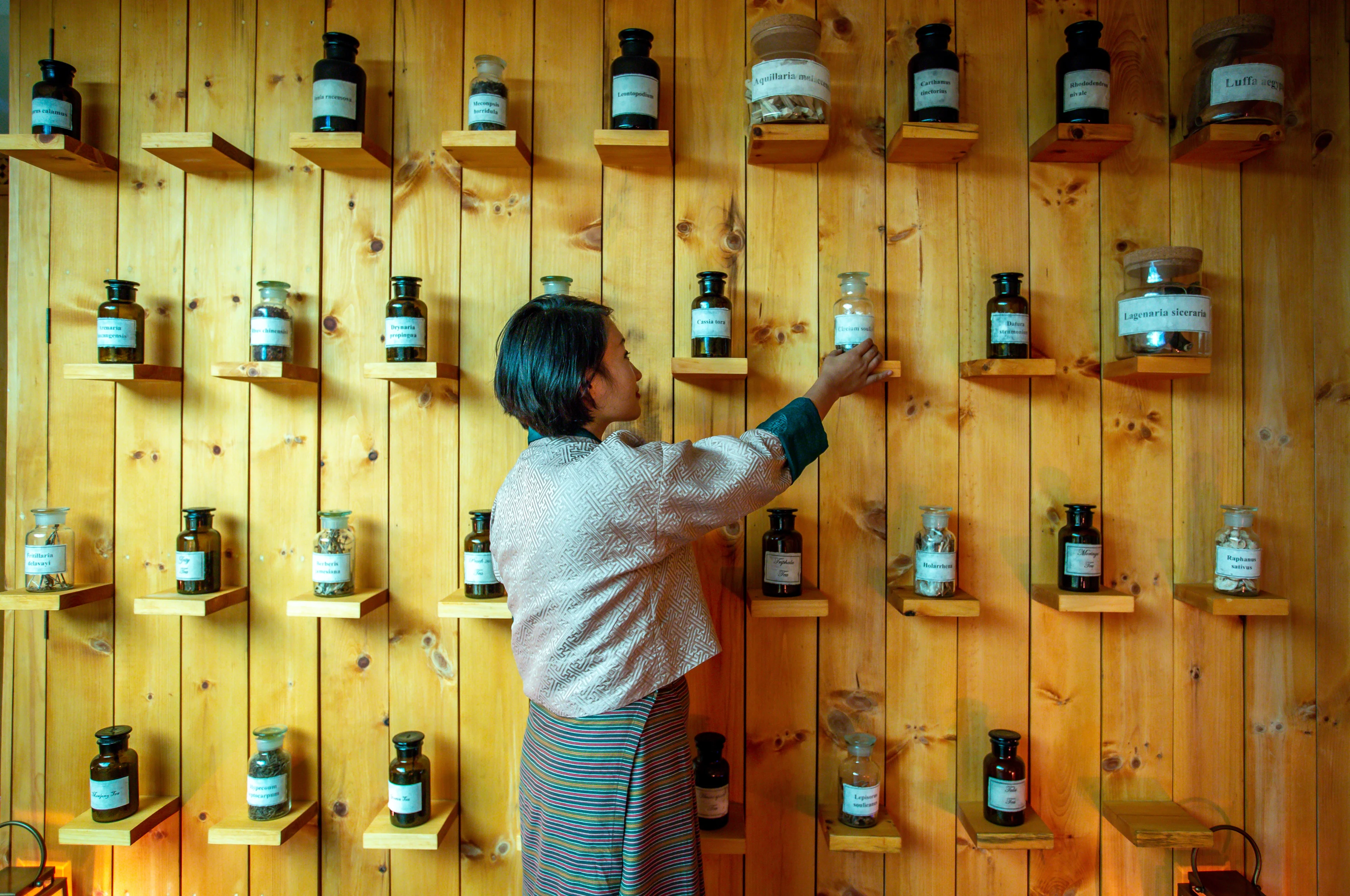 BT - Bhutan Spirit Sanctuary - Spa - herb collection.webp