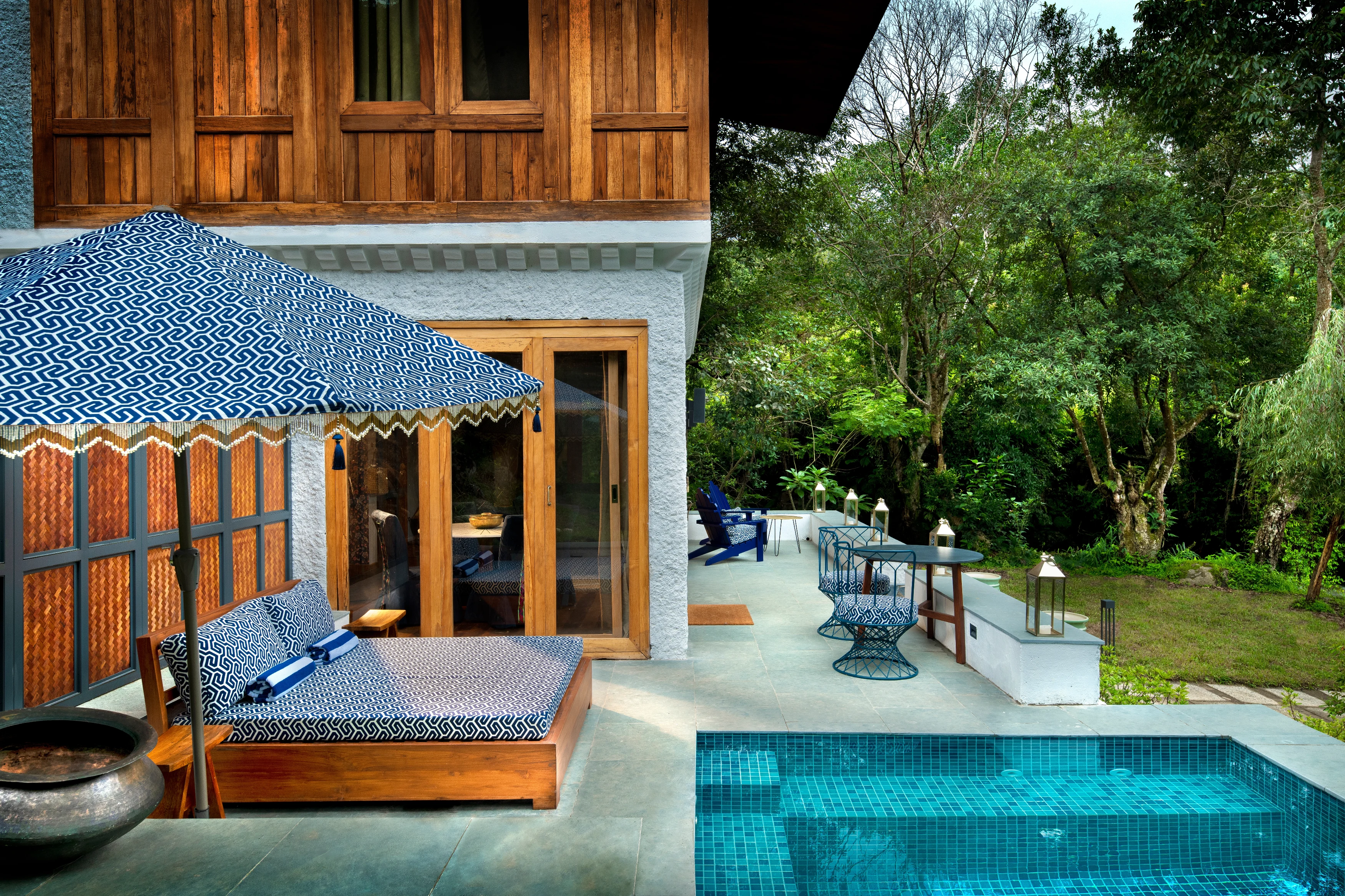 BT - Punakha - River Lodge River House - Pool Deck.webp