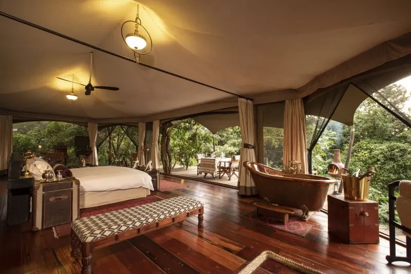 KE-Mara Plains Camp-tent interior with bath tub.webp