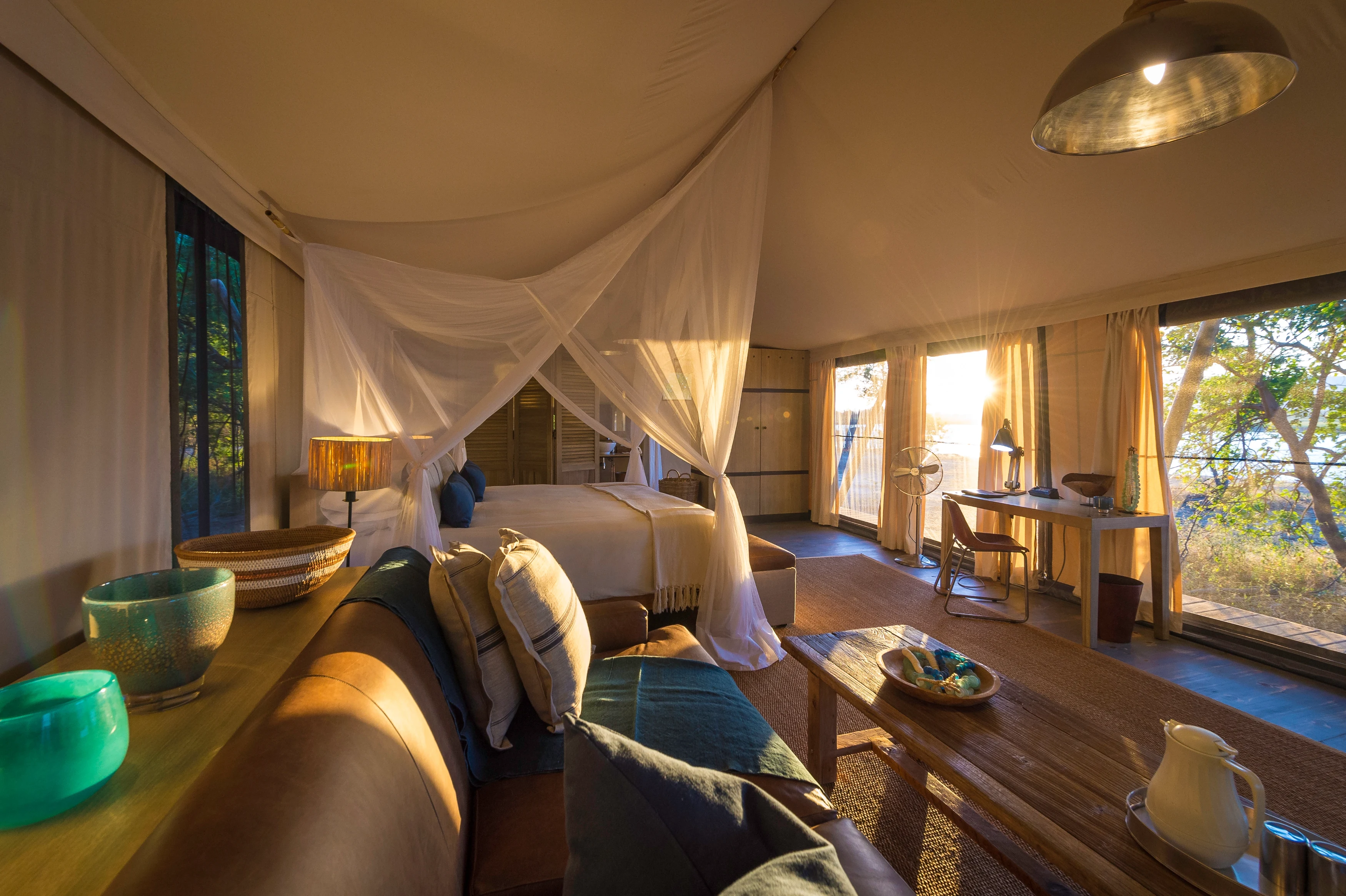 ZW - Ruckomechi Camp - Living Room.webp