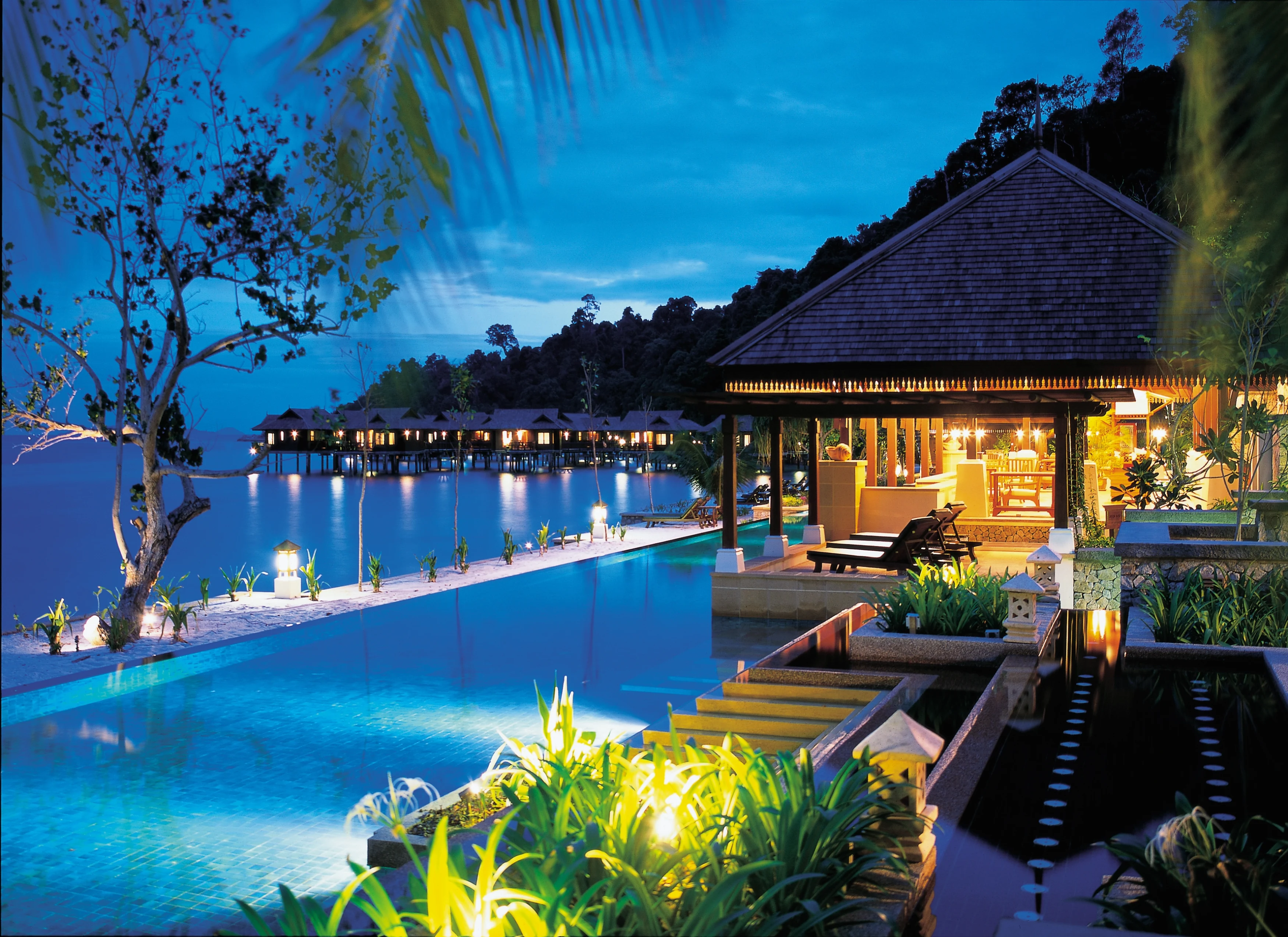 MY - Pangkor Laut ResortSpa Village at Night.webp