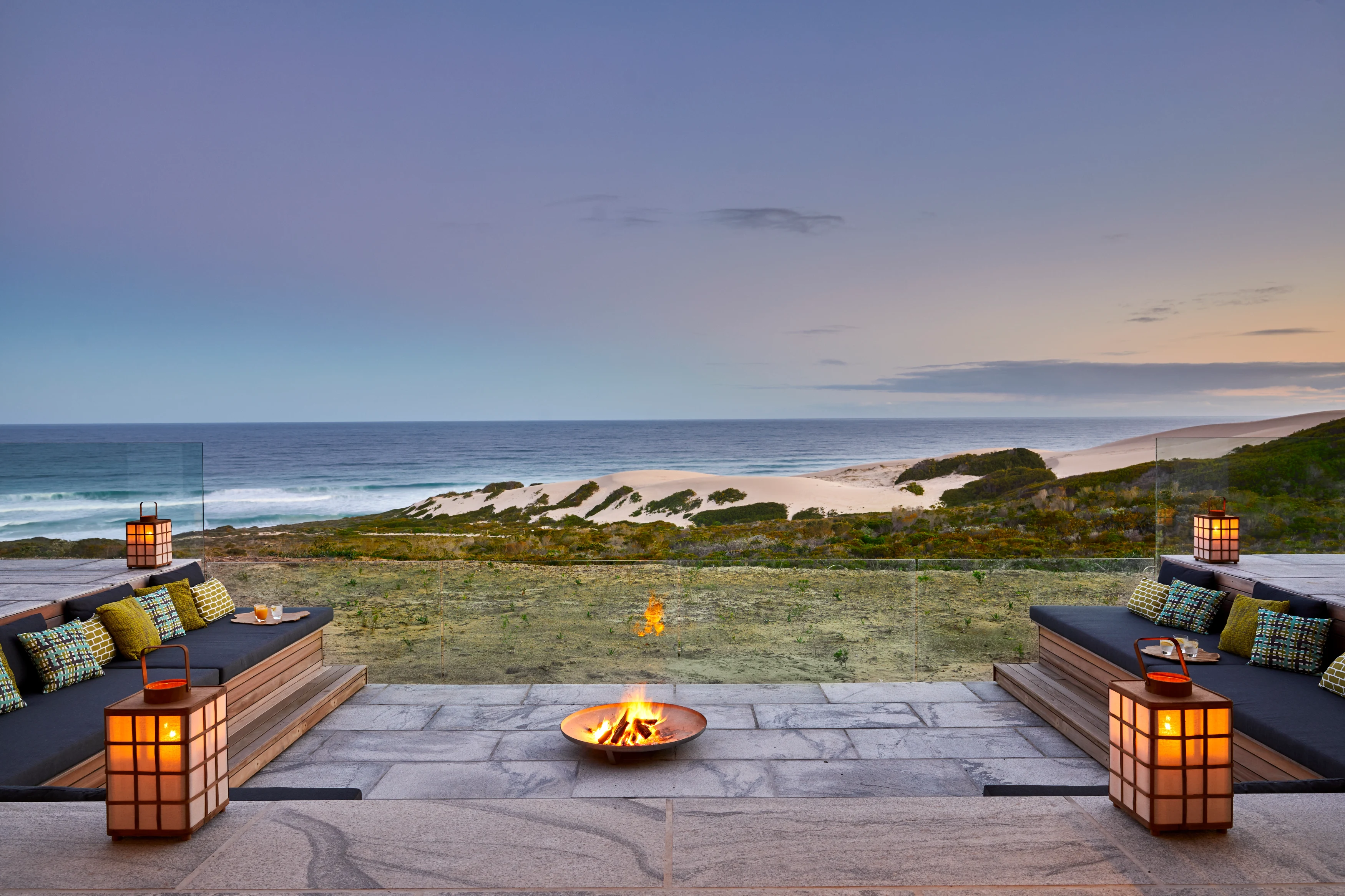ZA-Morukuru Beach Lodge - firepit and seaview.webp