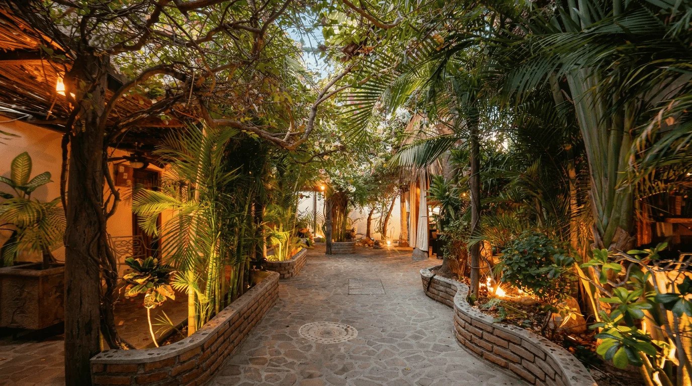 MX - Accommodatie - Posada de las Flores - Garden.jpg