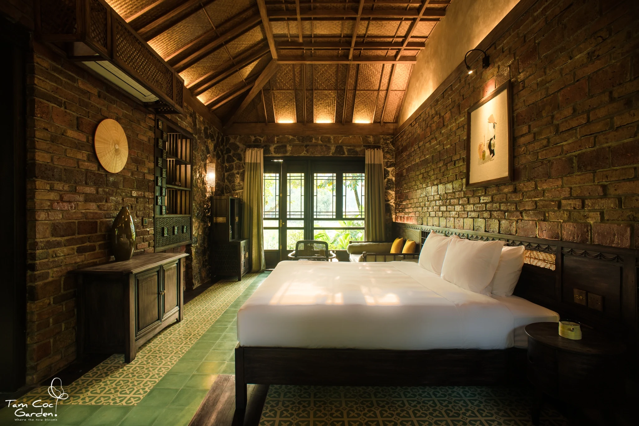 VN - Accommodatie - Tam Coc Garden Resort - Sunset Valley Bungalow - Bedroom 2 Edit.webp