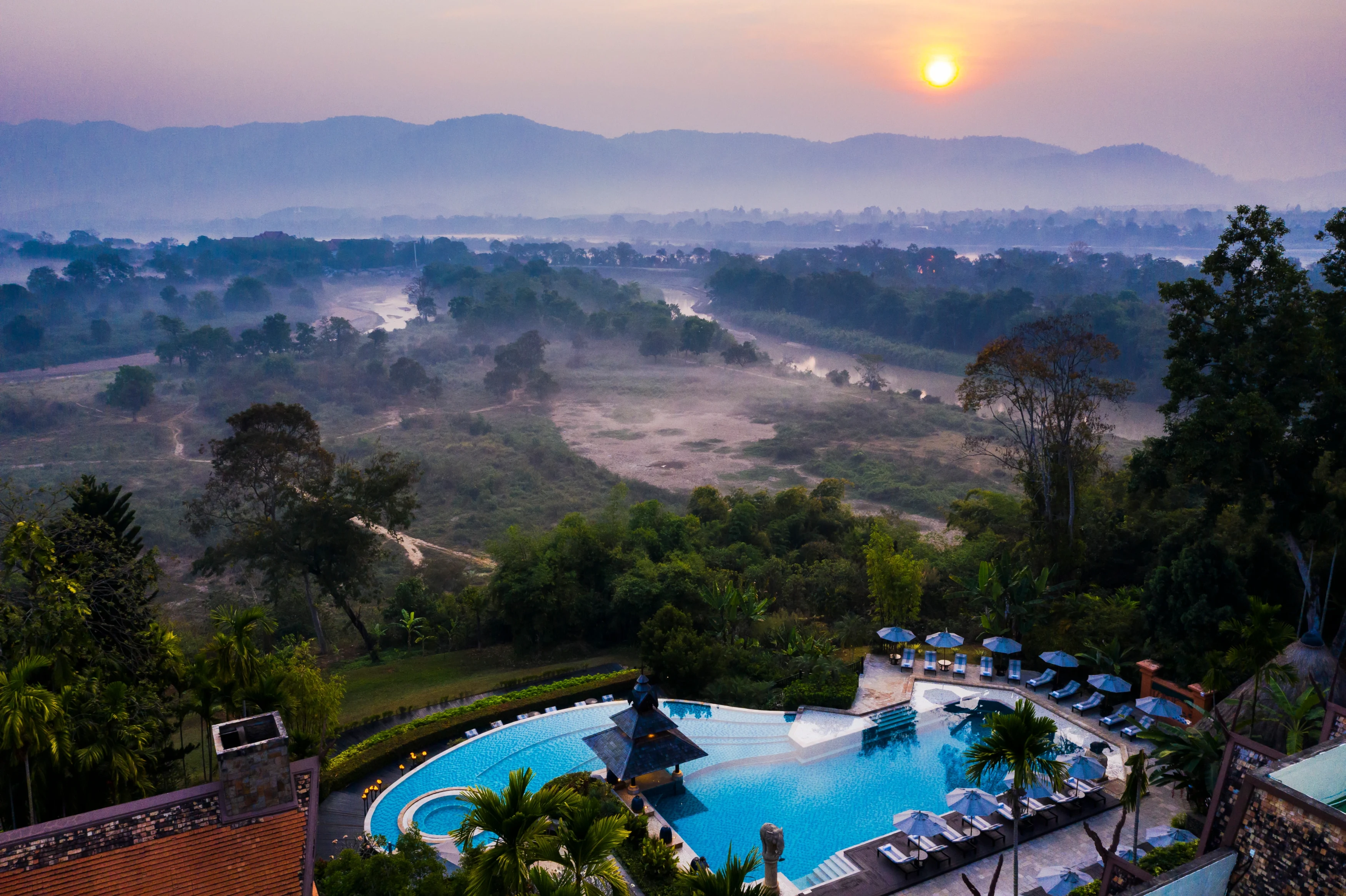 TH - Anantara Golden Triangle - Pool and view.webp