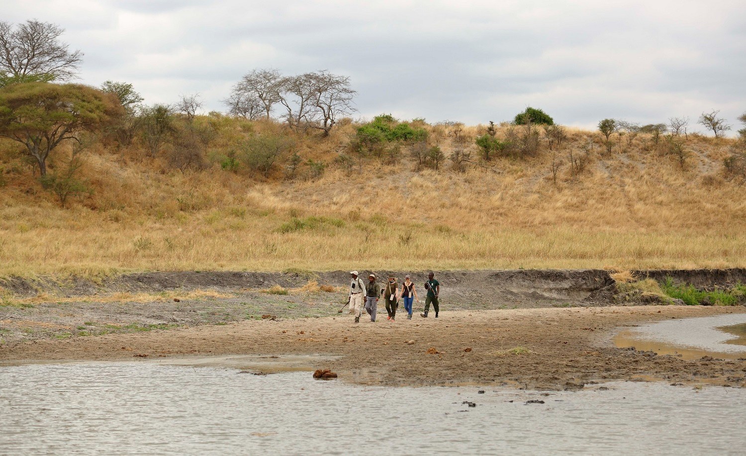 TZ-Olivers Camp-Walking Safari by the river.jpg